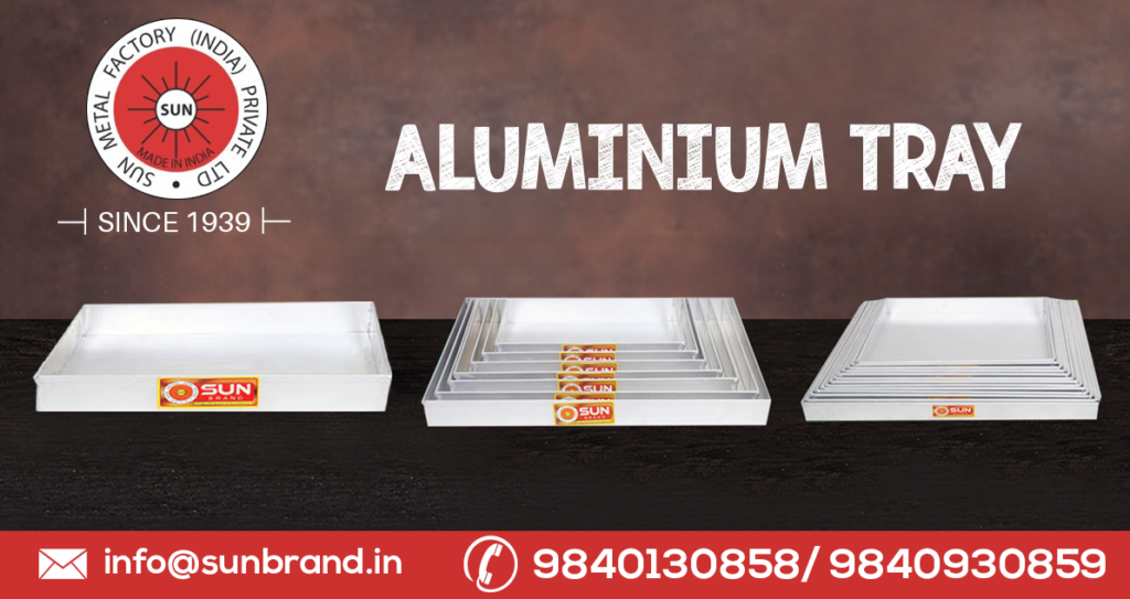 Aluminium tray