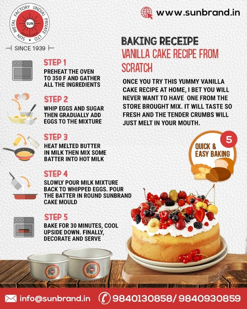 vanilla cake recipe
