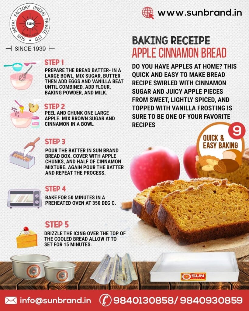 apple cinnamon bread recipe