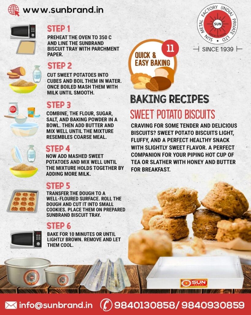 Sweet potato biscuit recipe