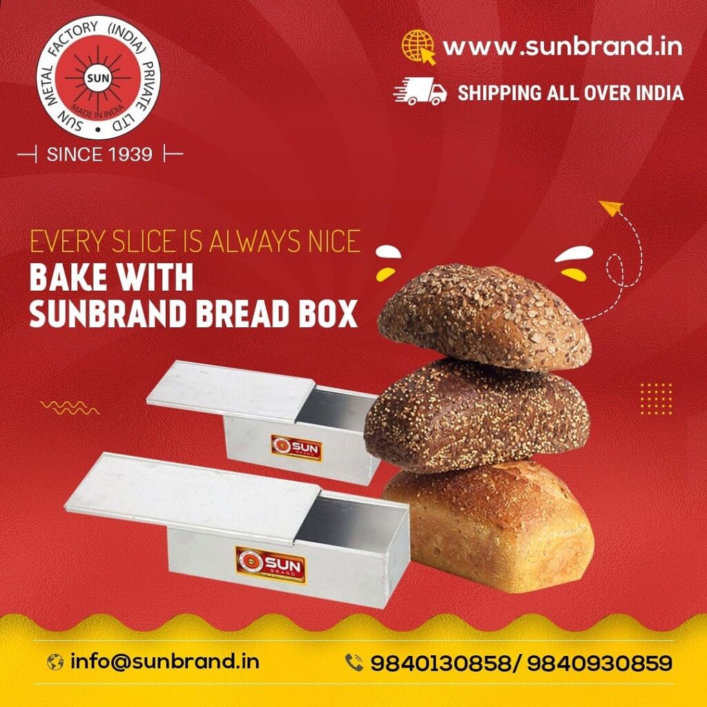 aluminum bread box
