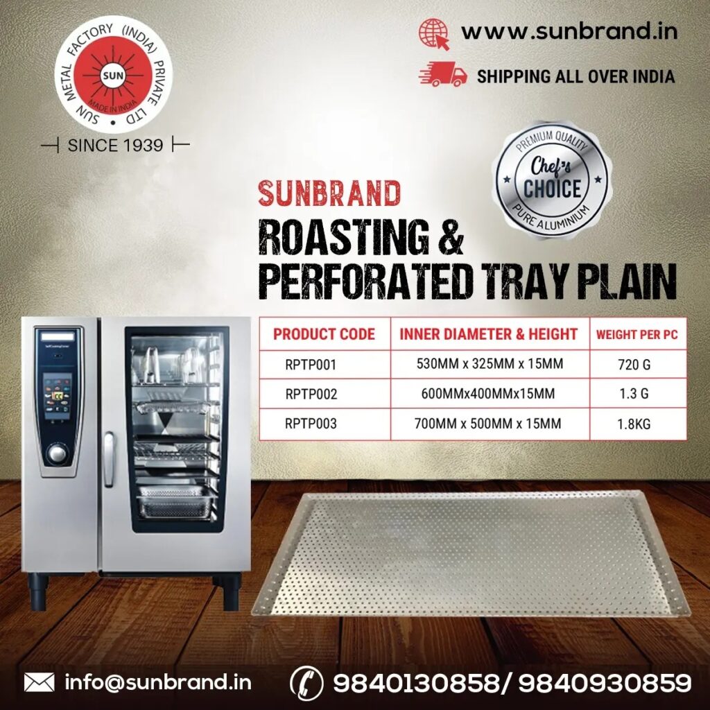Sunbrand perforated trays