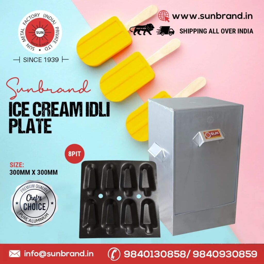 ice cream idli plate, shaped idli plate