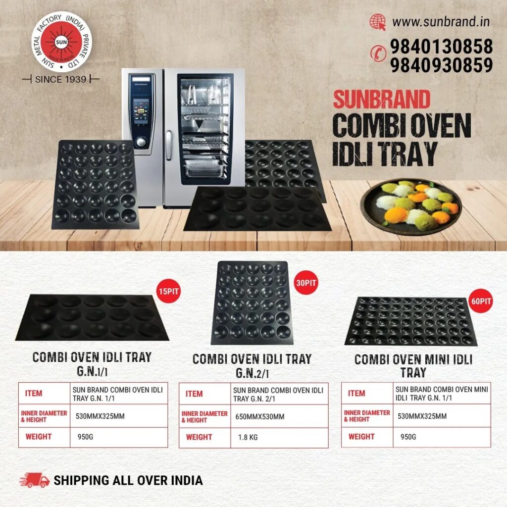combi oven idli tray