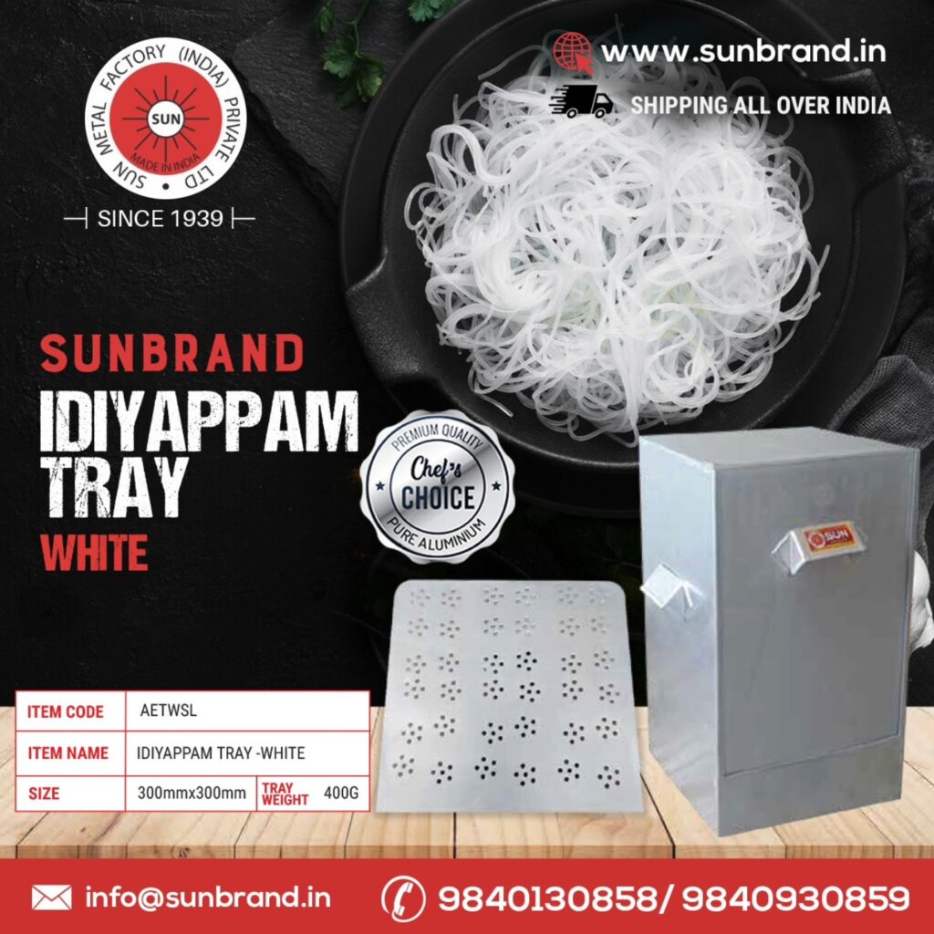 perforated Idiyappam Tray