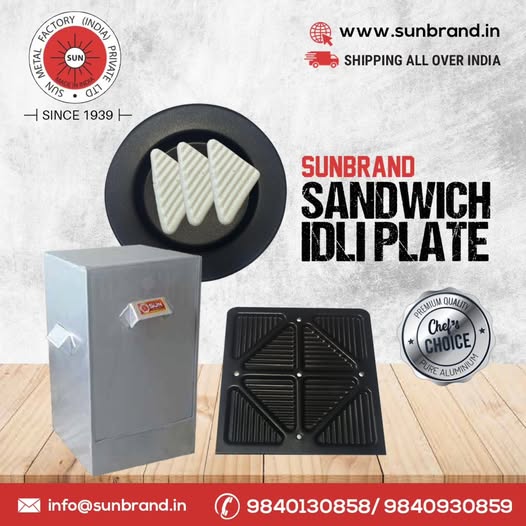 sandwich idli plates