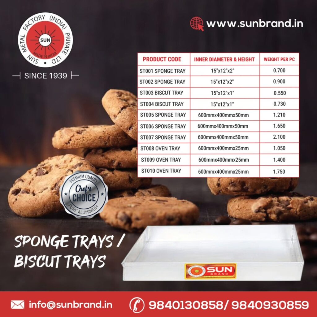 aluminum sponge tray