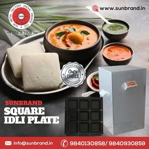 square shaped idli