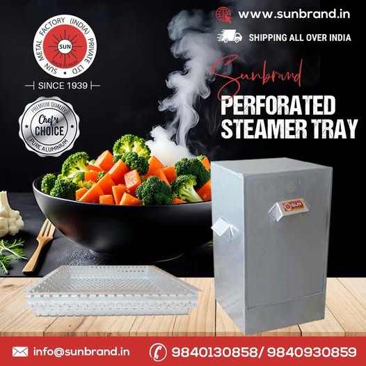perforated steaming tray
